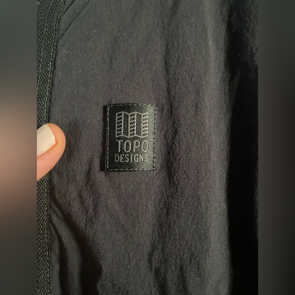 Topo Designs Women's Sherpa Jacket - Black size S M measurements - Picture 7 of 13